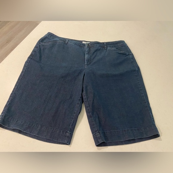 Jones New York Jeans Women Plus Trouser Short Size 20 W - Picture 12 of 13